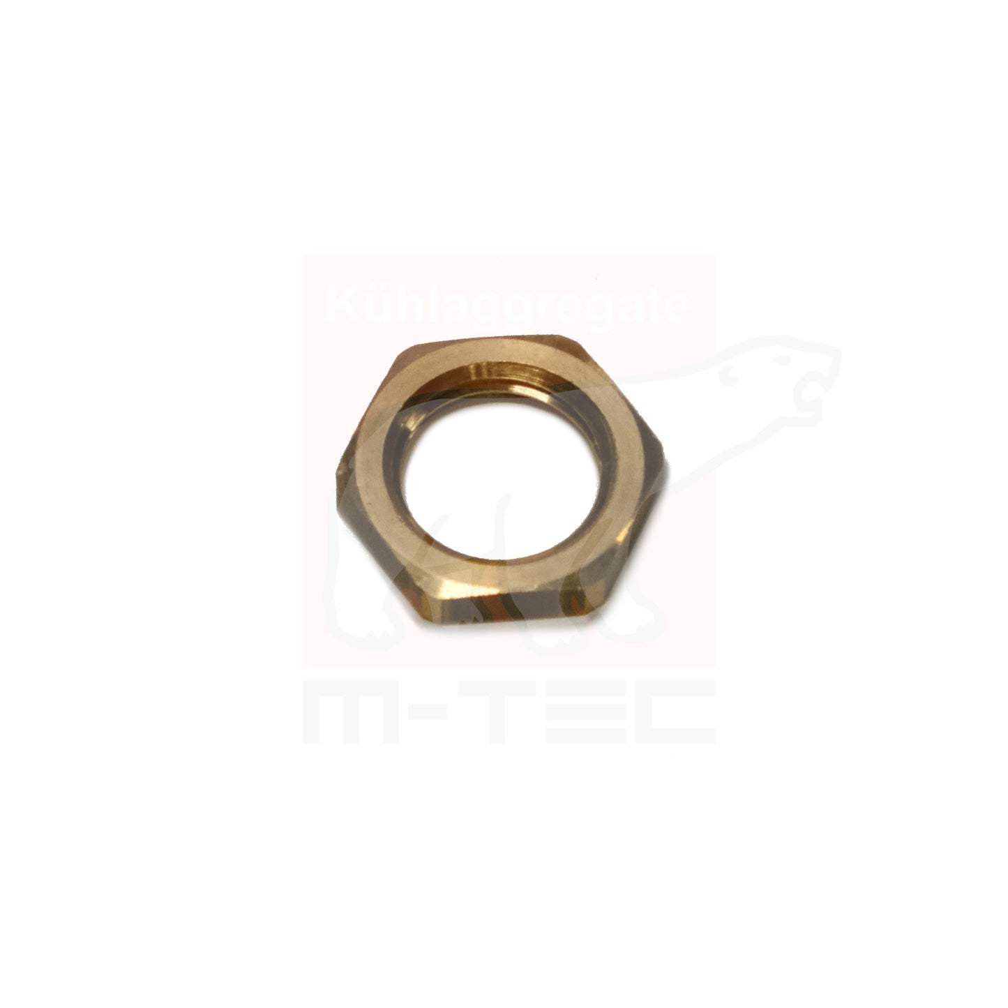 Lock nut brass 1/4"